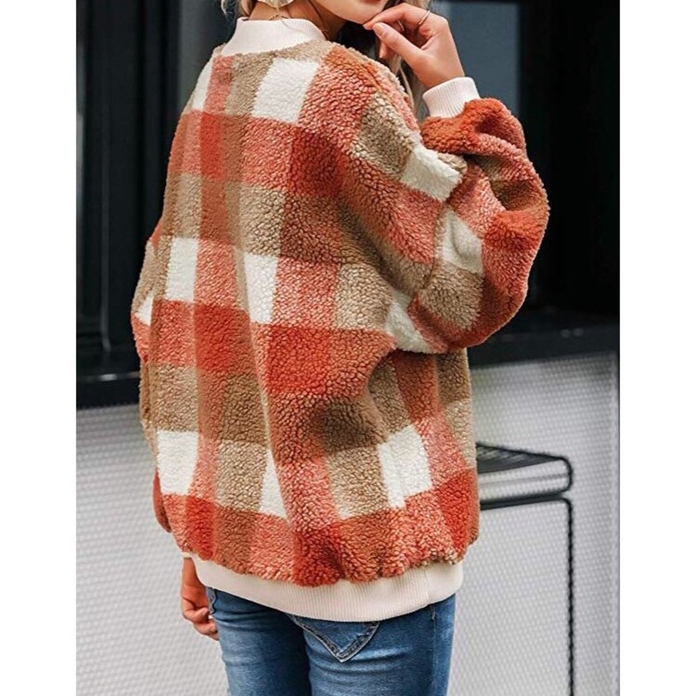 Plaid pullover sweater - Picture 2 of 2